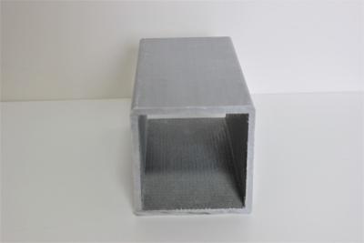 China Tubo ligero del cuadrado de la extrusión por estirado FRP 3 pulgadas - alto gris extensible en venta