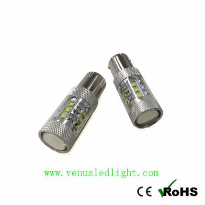 Chine Ampoule s'inversante de voiture de lumière de secours du CREE 80W 1156 S25 P21W BA15S LED à vendre