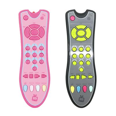 China Playing 2021 Hot Sale Children TV Remote Control Musical Toys Early Education Baby Toys for sale