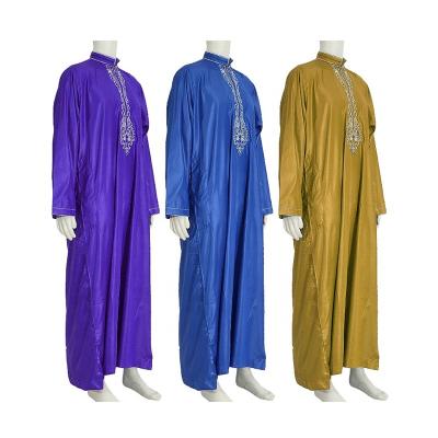 China Daily Leisure Creative Fashion Turkish Islamic Men's Upscale Comfortable Long-sleeved Robe Party Muslim Clothing for sale