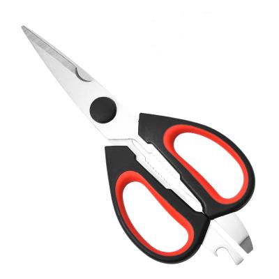 China Bottle Opener Kitchen Scissors Stainless Steel Food BBQ Bone Egg Scissors Household Tools for sale