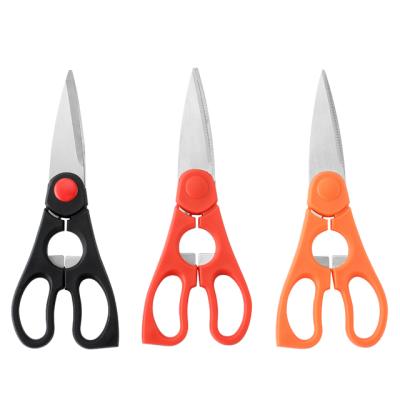 China Premium PP Stainless Steel Kitchen Shears with Sharp Blade and Non Slip Handle Multi Purpose Kitchen Scissors for Chicken Fish Meat for sale