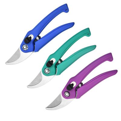 China FSC Colorful Stainless Steel Branch Scissors Garden Orchard Repair Scissors Cutting Tools for sale