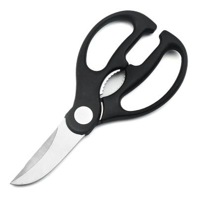 China Stainless Steel + PP Handle Nut Clip Kitchen Scissors BBQ Food Chicken Scissors Household Tools for sale