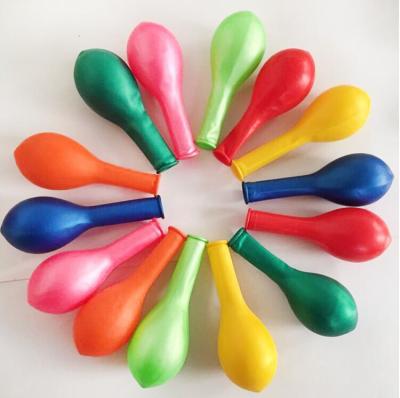 China Advertising toy all kinds of 10 inch colorful 12 inch metallic balloon for sale