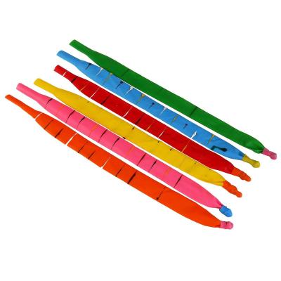 China Advertising Rocket Balloons 100-Pack Toy With Tube Party Pack Watch These Rocket Balloons To The Sky for sale