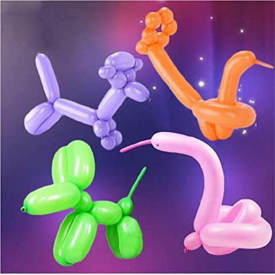 China Gift Toy Magic Long Balloon Balloon Party Celebrates The Holidays By Mix Colors 100 Packs for sale