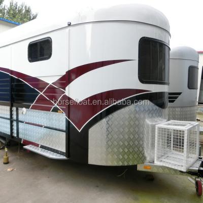 China Other Trailers Luxury Horse Trailer With Bunk Beds for sale