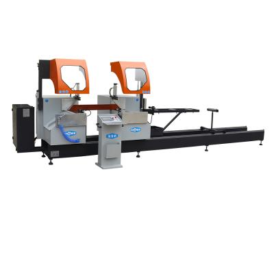 China Building Material Shop Haffner Aluminum Profile Double CNC Miter Saw In 45 Degree for sale