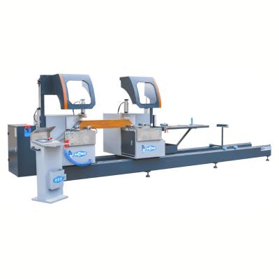 China Building Material Shops Aluminum Window And Door Double CNC Miter Saw In 45 Degree for sale