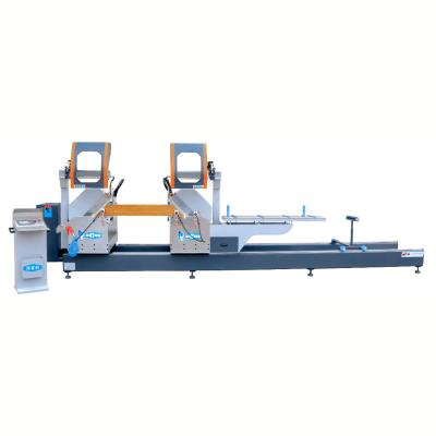 China Building Material Shops Aluminum Profile Double CNC Miter Saw Cutting Machine for sale