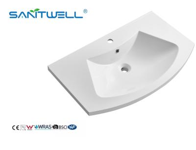 China Special Models New Design SWS800-2 Sanitary Ware Artificial Stone Basins Unique Shape Glossy White Washing Hand Basins for sale