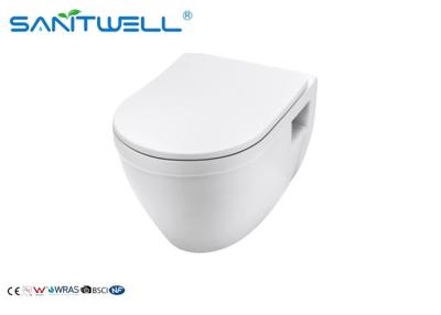 China Ceramic Wall Mounted WC , Rimless WC Ceramic wall-hung pan 520*360*340mm for sale