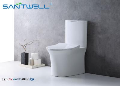 China Witte Ceramische van het het Enige Stuktoilet 655*395*770 mm van WC OEM van de de Grootte Nano verglazing Te koop