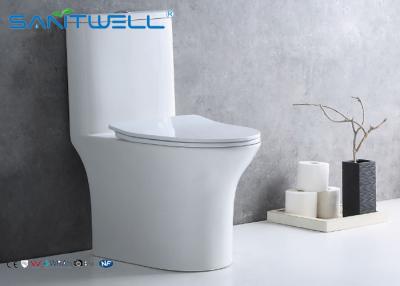 China Einteilige passende Wasserzeichentoilette SWS08011 rundes s-Blockier-siphonic WC zu verkaufen