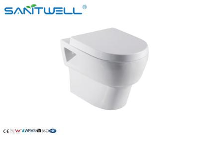 China Bathroom Sanitary Wall Mounted WC Bowl Ceramic Ware Wall hung Toilet  Seat Cover for sale