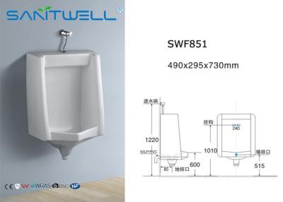 China Größe der gesundheitliche Waren-keramische Toilette 490*295*730 Millimeter, keramisches Becken zu verkaufen