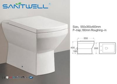 Cina Il Regno Unito di nuovo al modello ceramico della toilette 550*350*400 millimetro SWL0622 della pentola del WC della parete in vendita