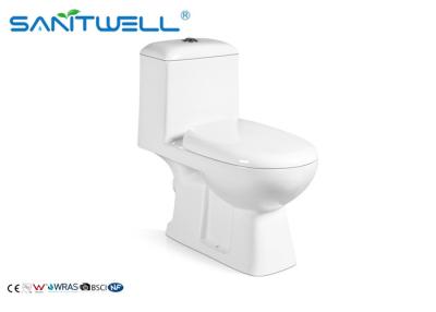 China Siphonic Dubbel Gelijk Ceramisch Toilet 690 * 370 * 665 Mm Grootte Aangepaste Kleurenswc2411 Te koop