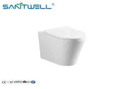 China Sanitary Ware Bathroom Wall Hanging Wc / Rimless Wall Hanging Toilet for sale