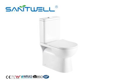 China Comfortable Sanitary Ware Two Piece Wc Toilet White Ceramic Floor Standing for sale