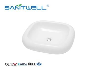 China Bathroom Hand Cleaning Counter Wash Basin Art Basin Sink With Overflow ISO9001 for sale