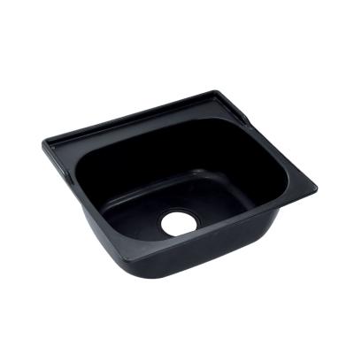 China Fashion Models Chaozhou  Black Ceramic shampoo bowl wash basin for beauty for sale