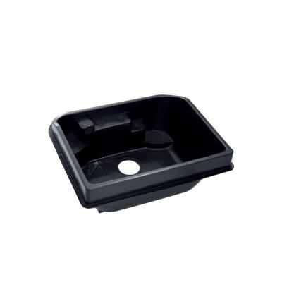 Chine Lavabo en céramique noir de cuvette de shampooing de nouveaux styles de fournisseurs de la Chine pour la beauté à vendre