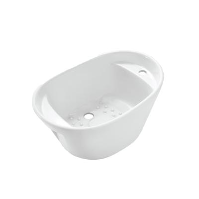 Chine Chaozhou Wholesale Chine Fournisseurs Céramique cuvette de shampoing lavabo pour salon de coiffure à vendre