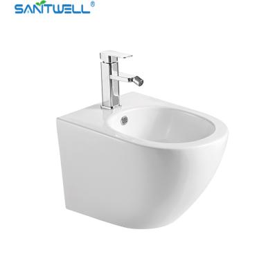 China Van de Muurhung bidet 480*370*325 mm van badkamerswc pan Witte de groottevloer - opgezet bidet SWJ0331 Te koop