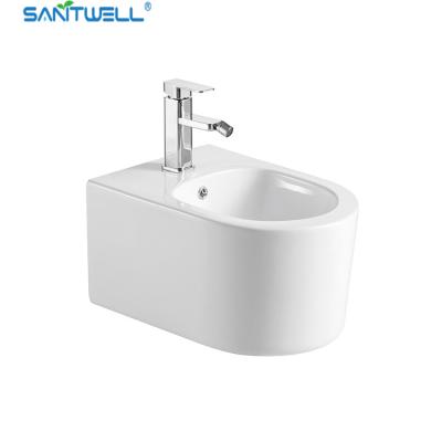 China SWJ0431 grootte van de Muurhung bidet 490*370*300 mm van badkamerswc de pan Witte, Vloer - opgezet bidet Te koop