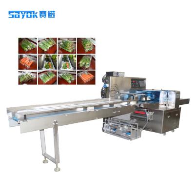 China food fruit and vegetable packing machine, automatic food fresh vegetable packaging machine for sale