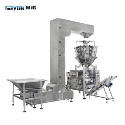 China machinery & Multifunctional Full Automatic Vegetable Packing Production Line Hardware Salad Packing Machine Fruit Salad Packing Production Machine for sale