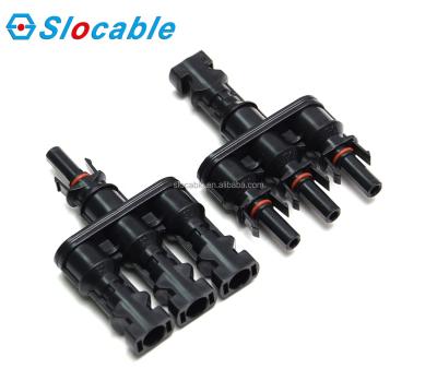 China Power Station Slocable Retail & Wholesale Solar Harness Branch Pipe Type - 2 - 1 Battery Plate Assembly Connections for sale