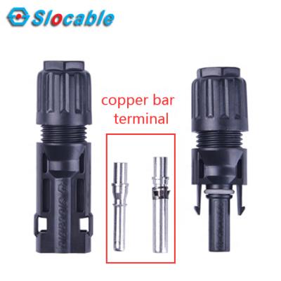 China Solar Power System 1500V DC IP68 TUV Approval Waterproof Solar Panel Cable Connector for sale