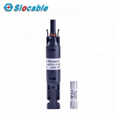 China High Quality PPO Slocable IP68 1500V Fuse Holder For Solar Panel System TUV Certified for sale