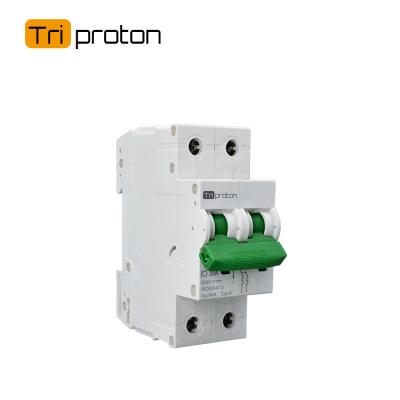 China New Product 1000V Solar DC System Triproton Solar PV DC Type Mini Solar PV Circuit Breaker from MCB for sale