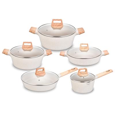 China High Quality Durable Premium Aluminum Pot and Pan Bundle of DSFOM 8501 Viable for sale