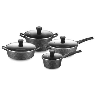 China DSFOM 8503 Viable All-Inclusive Aluminum Cookware Pot and Pan Set for sale