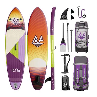 China Unisex surf board paddling paddle board inflatable stand up paddl board for offshore waters for sale