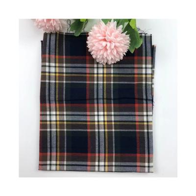 China Wholesale Price Organic Cotton Yarn Dye Fabric Flannel Check Fabric for sale