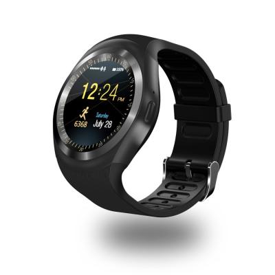 China Y1 Round Bluetooth Wearable Passometer Smart watch Sleep Tracker Business Smartwatch for Android for sale