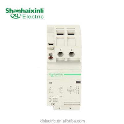 China Magnetic Household CT-63A Top Quality CT-63A Series 4 Pole Contactor Household Contactor 63A 220v 2 Pole Contactor Air Conditioning for sale