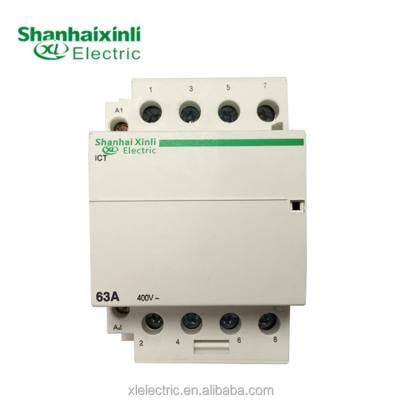 China Household Purchase XINLI TCI Household Direct Contactor 63A New Types Of AC Contactor 1 Phase 2 3 4 Phase Contactor Products Magnetic Porcelain for sale