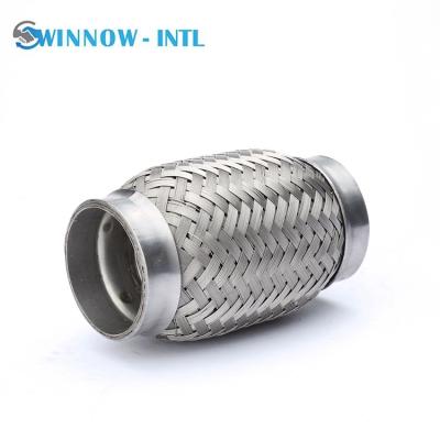 China Double Braided Cheap Stainless Steel Hose Camry Flex Exhaust Flexible Autos Mufflers for sale