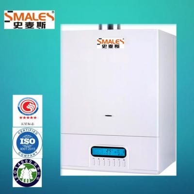 China Household Smales CE Standard Wall Hung Gas combi Condensing Boiler (32KW-F9) best seller in Russia, Ukraine, Uzbekistan for sale