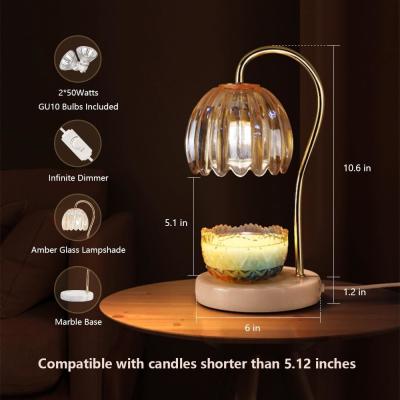 China Marble Candle Warmer Lamp Art Deco Gift Electric candle warming lamp for sale