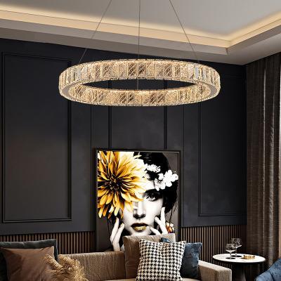 China American Style Villa Duplex Building Banquet Hall Ballroom Glass Lamp Shade Chandelier for sale