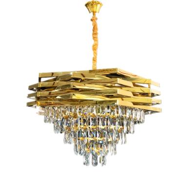 China Modern Staircase Hotel Wedding Decoration Big Pendant Hanging Light for End Functions for sale