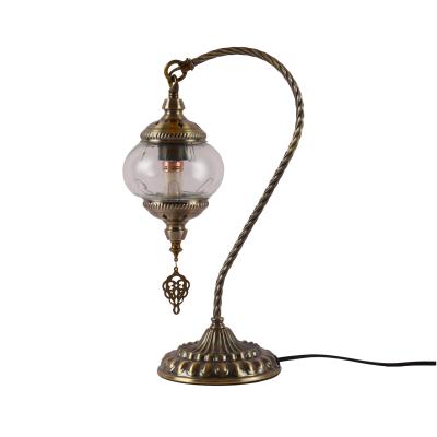 China Parent-Child Activity Turkish Style Table Lamp with Design Paper and Bulb Moroccan lamp for sale